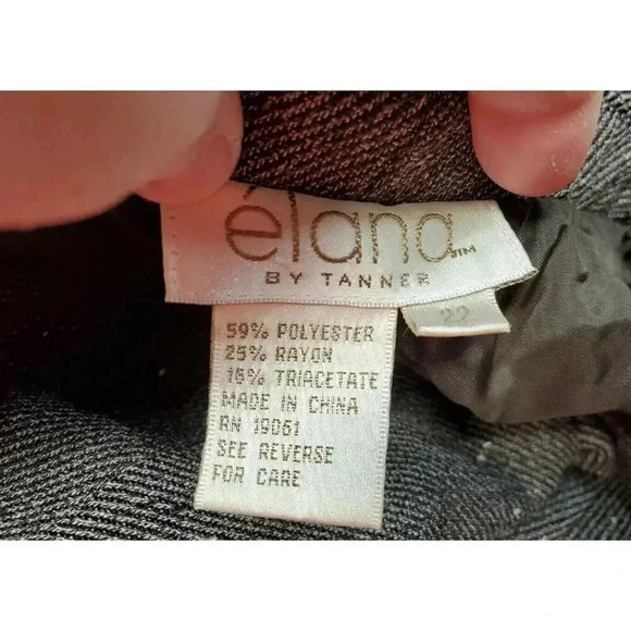 ELANE BY TANNER DRESS SLACKS BROWNS PLUS SIZE 22, INSEAM 28" - Picture 4 of 6
